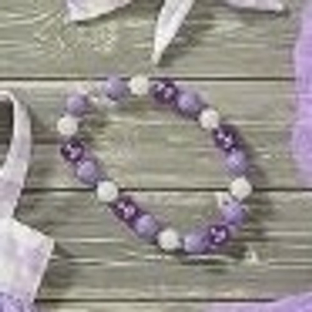 Pete &‎ Lucy Purple Princess Tulle Necklace NWT